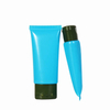 Tube à presser de couleur personnalisé écologique, emballage en plastique, crème ovale pour les mains, soins de la peau, Tube souple avec capuchon rabattable