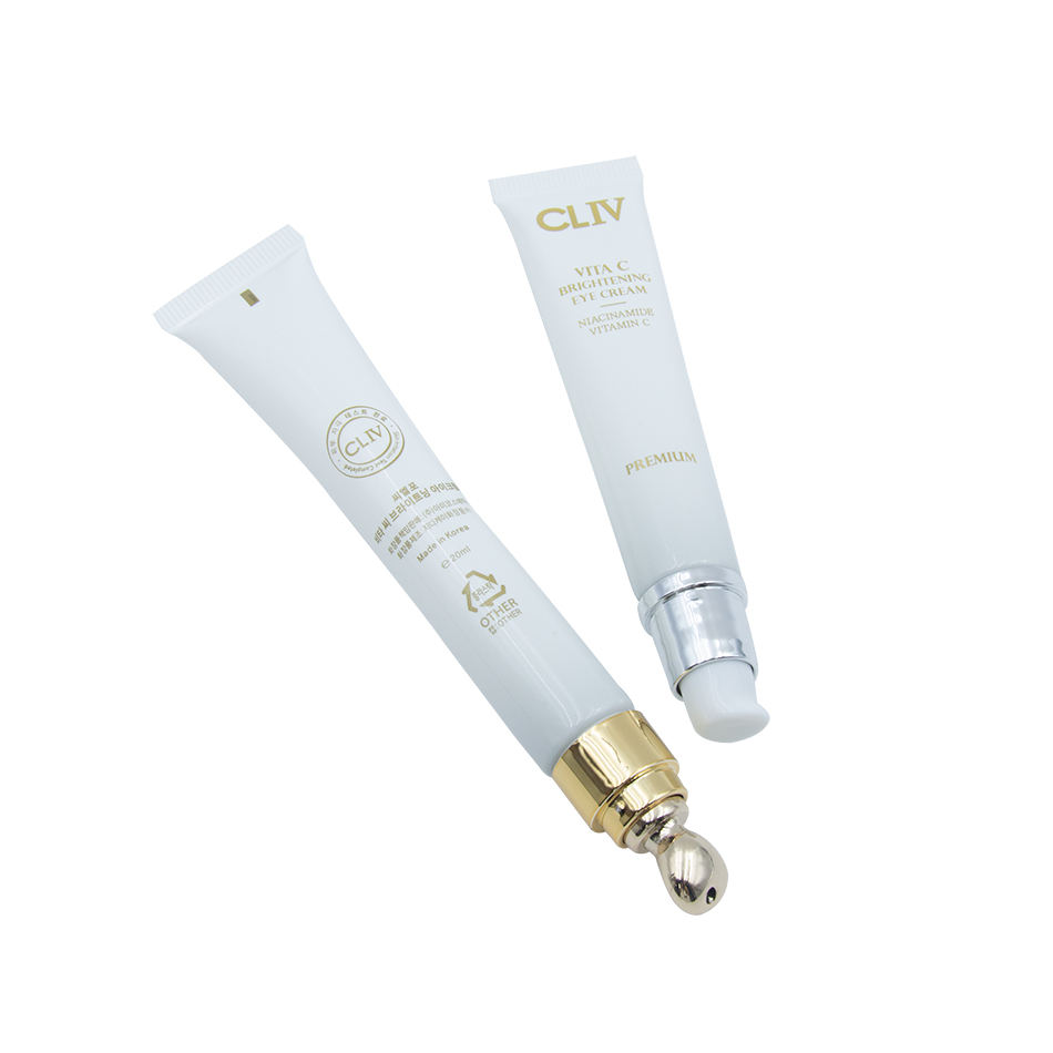 Pompe à lotion sans air personnalisée, Tubes souples, crème BB à extrémité ouverte, Gel pour les yeux avec cosmétiques pressés, protection solaire de couleur, vente en gros