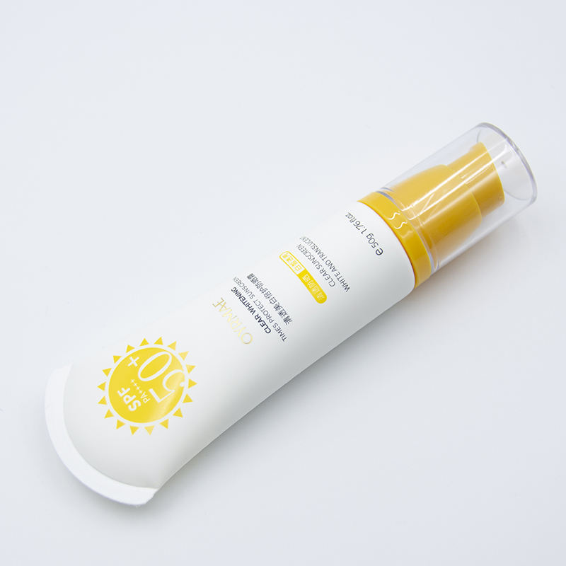 Tubes en plastique personnalisés pour emballage de cosmétiques, pompe sans air, crème BB CC, fond de teint et crème nettoyante pour les yeux, couleurs assorties