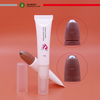 Tubes d'emballage en plastique personnalisés pour baume à lèvres, 5ml/10ml/15ml, avec boule en acier inoxydable, conteneurs vides, Tube de brillant à lèvres en plastique