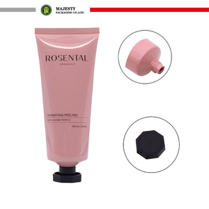 Tube octogonal à compression souple en plastique OEM, pour soins de la peau, nettoyant, crème pour les mains et sérum pour les yeux, emballage en Tube