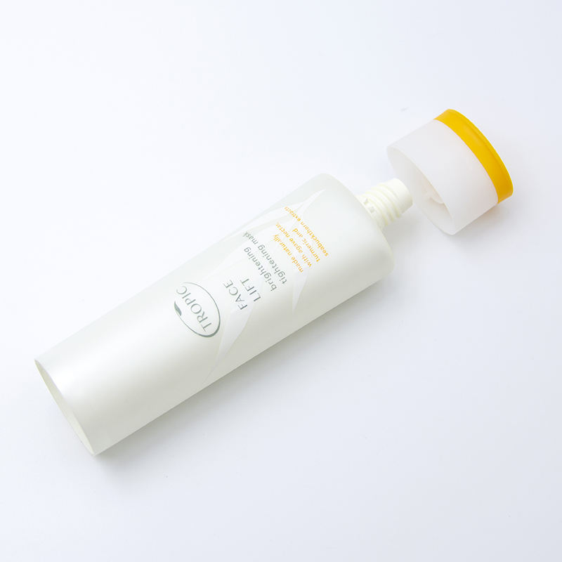Tubes en plastique plats ovales personnalisés, crème pour les mains, nettoyant pour le visage, emballage de Tube, protection solaire, fond de teint BB avec couvercle rabattable