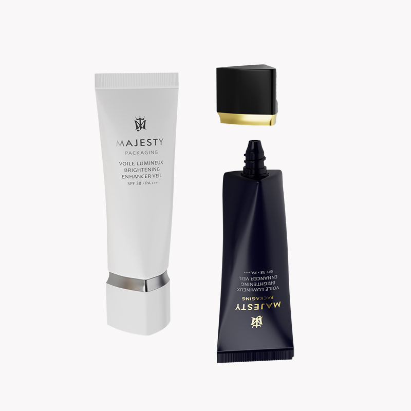 Tube à presser triangulaire personnalisé D30 D40 Mm, récipient de crème pour les mains, lavage du visage, emballage cosmétique, Tube vide d'extrusion