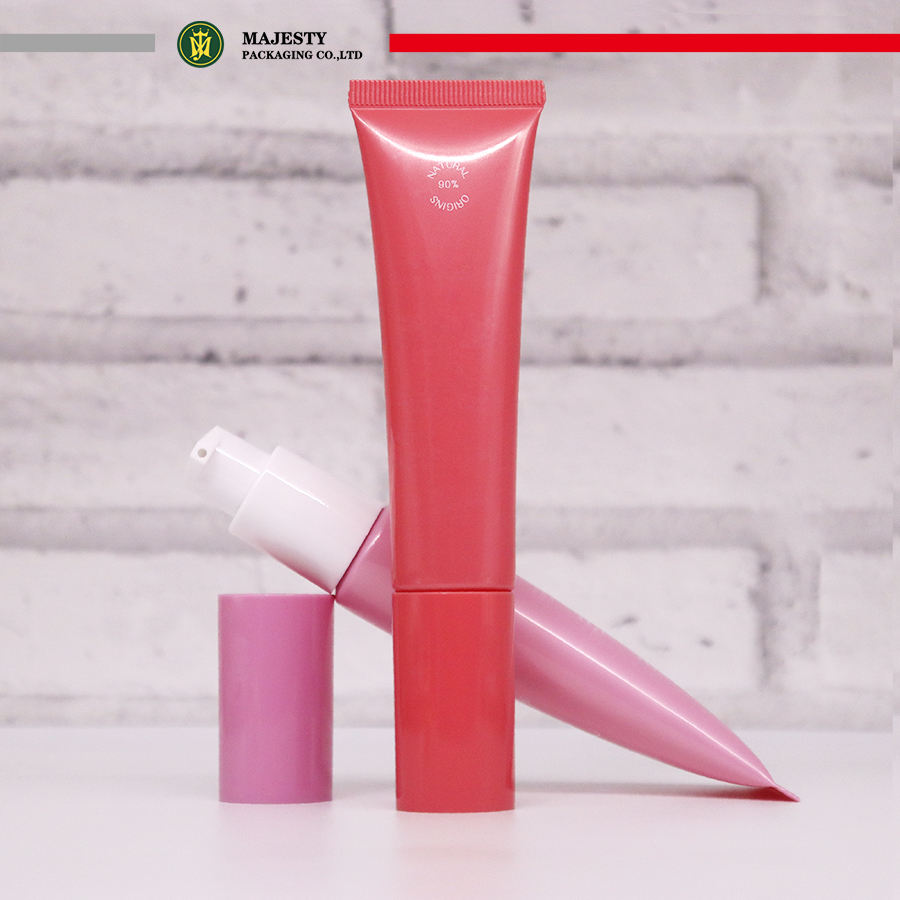 Tube de Lotion de pompe cosmétique en plastique personnalisé 30ml-60ml, Isolation de protection solaire, fond de teint liquide, emballage de tête de pompe à vide