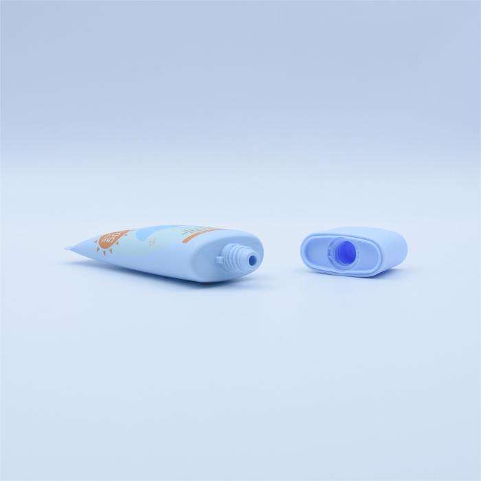 BB crème crème pour les mains crème solaire cosmétique Tube d'emballage en plastique avec impression Offset soins de la peau presser PE Tube d'emballage