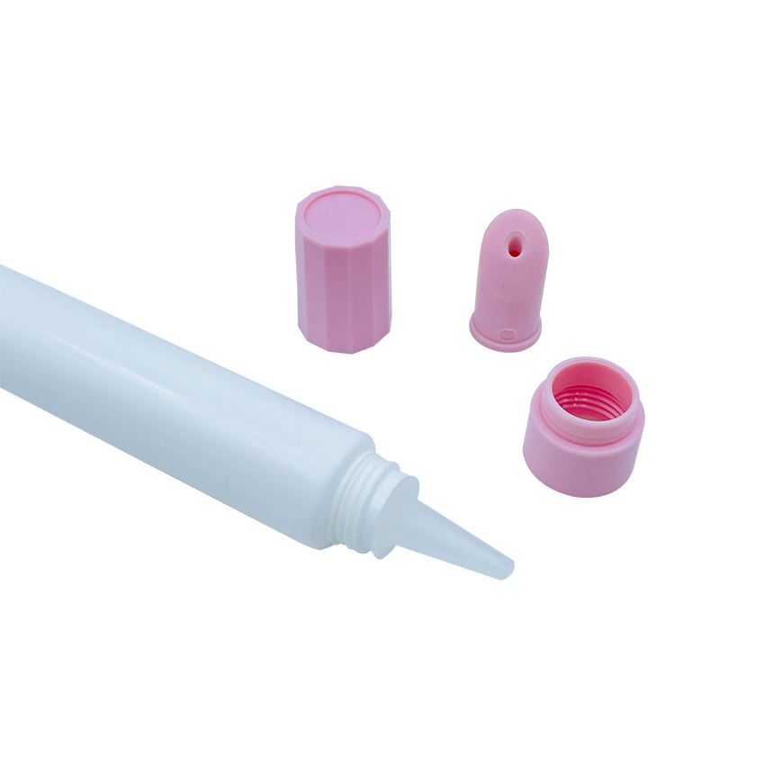 Récipients vides personnalisés pour brillant à lèvres, Tubes en plastique avec embout en Silicone pour baume à lèvres, emballage cosmétique, 15ml, 20ml, 30ml
