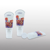 Tube en plastique PE de 80 ml 100 ml pour nettoyant pour le visage, emballage cosmétique de couleurs personnalisées avec couvercle pour crème solaire et shampoing