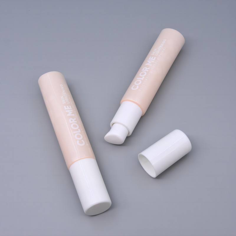 Tube en plastique vide transparent OEM 20g pour fond de teint BB&CC crème rouge à lèvres et crème solaire avec pompe à lotion fabricant de tubes cosmétiques