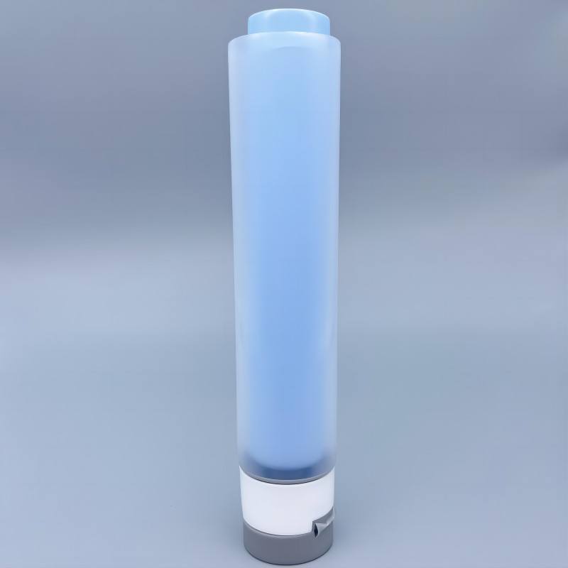 Tube en plastique cosmétique de double chambre de double crème d'OEM 150ml deux pour mélanger des ingrédients