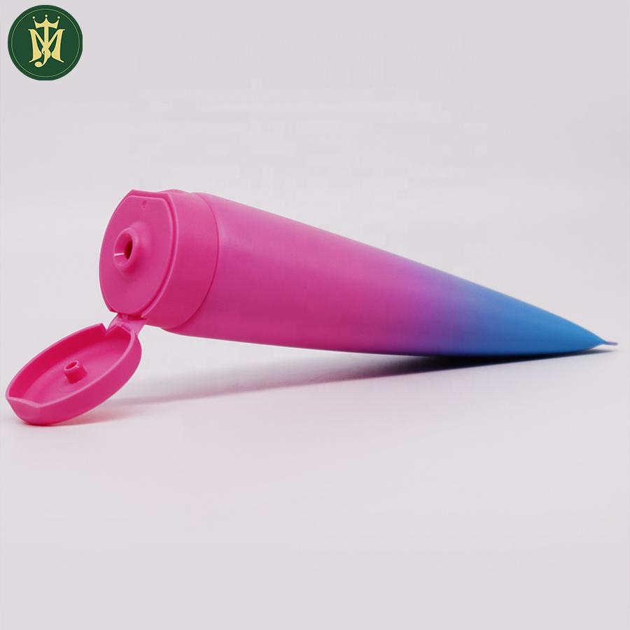 Tube cosmétique en plastique vide, 50ml, 100ml, 150ml, 250ml, pour soins de la peau, nettoyant pour le visage, Lotion pour le corps, gommage corporel, Tube d'emballage en plastique vide