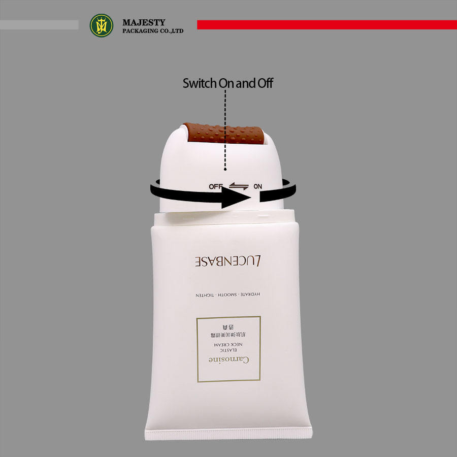 Rouleau de Massage en plastique, emballage de Tube de soins de la peau, Tube en plastique ovale, soins du corps, Lotion pour le corps, soins de la peau, paquet de tubes cosmétiques