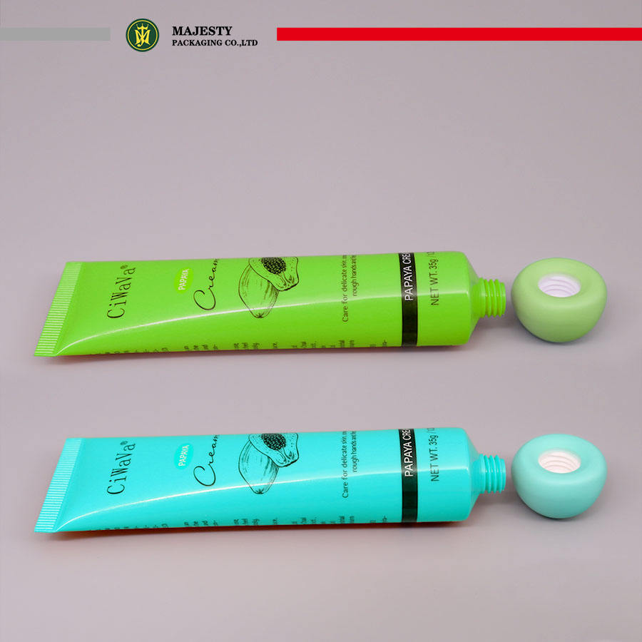 OEM vide 10g-60g tube laminé en plastique souple ABL PE emballage avec capuchon en céramique emballage cosmétique en plastique emballage de soins de la peau