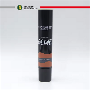 Tube souple noir mat personnalisable de 30ml, pour fond de teint liquide cosmétique, crème solaire, Tube BB crème