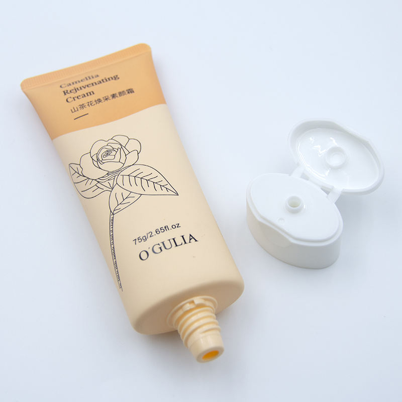 Tube en plastique PE pour soins de la peau, emballage cosmétique, grand Volume, capuchon rabattable, shampoing, Lotion pour le corps, revitalisant, Tube en plastique personnalisé