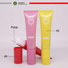 Tube en plastique de pompe sans air personnalisable de 10-60ml pour l'emballage de Tube cosmétique en plastique de crème solaire de Lotion de main de crème solaire avec la pompe