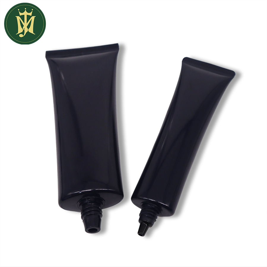 Tubes en plastique ovales personnalisés de 30ML à 120ML, emballage de tuyau cosmétique, crème d'isolation, protection solaire, nettoyant pour le visage, Extrusion de crème pour les mains