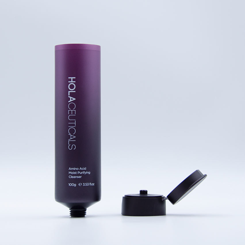 Tubes d'emballage cosmétique en plastique mat de haute qualité, personnalisés de 100ml, pour lotion corporelle, masque de protection solaire, Tube rond de lavage du visage