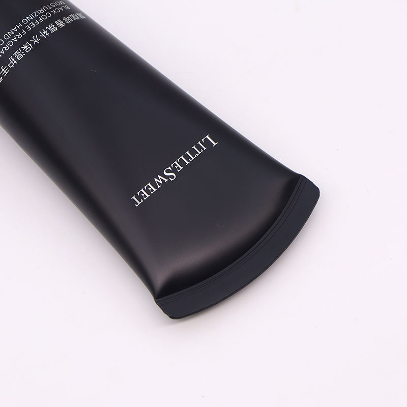 Tube en plastique vide noir OEM 80ml 100ml 120ml, crème pour le visage, Tube nettoyant pour hommes avec bouchon à vis, emballage pour lavage du visage
