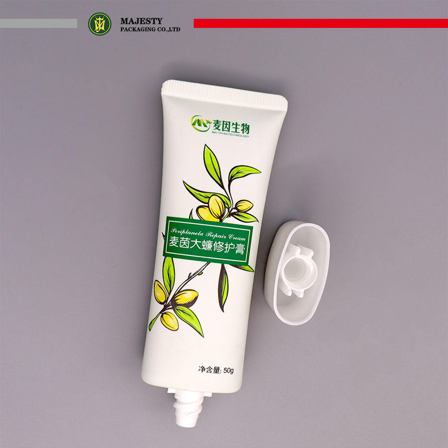 Tube en plastique recyclable respectueux de l'environnement pour cosmétiques et crème solaire, emballage à compression douce pour lotion pour les mains