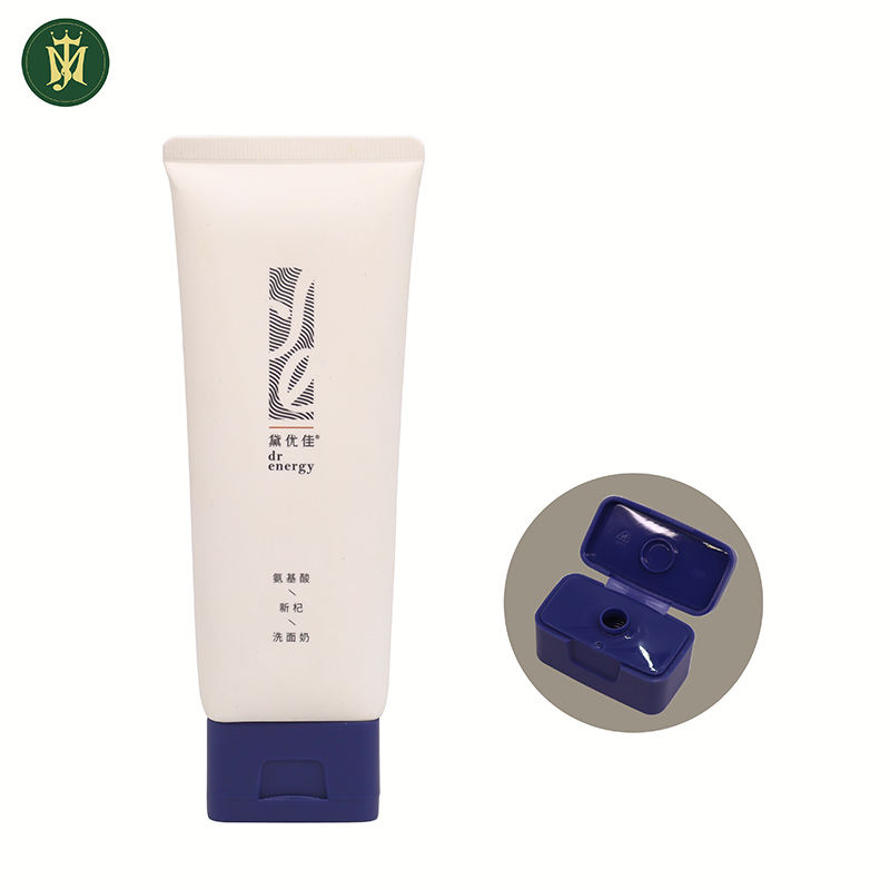 Nouveau design plat en plastique souple tube rectangle flip top cap crème pour les mains crème pour le visage soins de la peau crème solaire crème solaire emballage de protection solaire