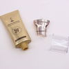 Tube laminé OEM haute brillance 50ml ABL/PBL, pompe sans air ovale plate, sérigraphie, crème pour le visage BB, emballage de Tube de Base de maquillage
