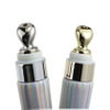 Tube de crème pour les yeux avec applicateur de Massage en métal argenté, Tube souple en plastique et aluminium ABL de 10ml 25ml 30ml