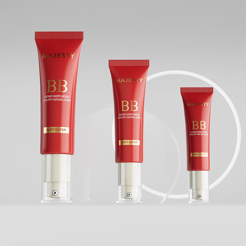 Tube cosmétique d'emballage liquide de protection solaire BB de fond de teint vide personnalisé avec pompe sans air pour les soins de la peau et la crème pour les yeux