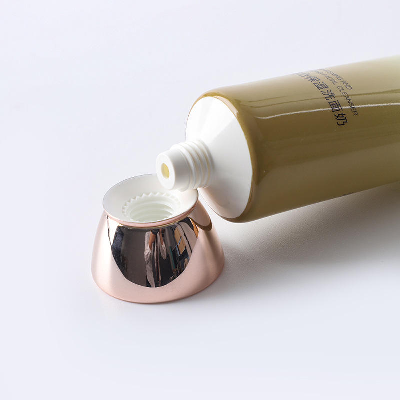 Tube en plastique à compression souple OEM, pour crème solaire, cosmétiques, crème pour les mains, lotion pour le corps, nettoyant pour le visage, emballage de Gel avec couvercle à vis