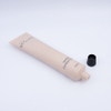 Tube cosmétique en plastique rechargeable vide doux mince fait sur commande de 100 ml pour l'emballage de soin de peau de tube de crème de main de tube de dentifrice
