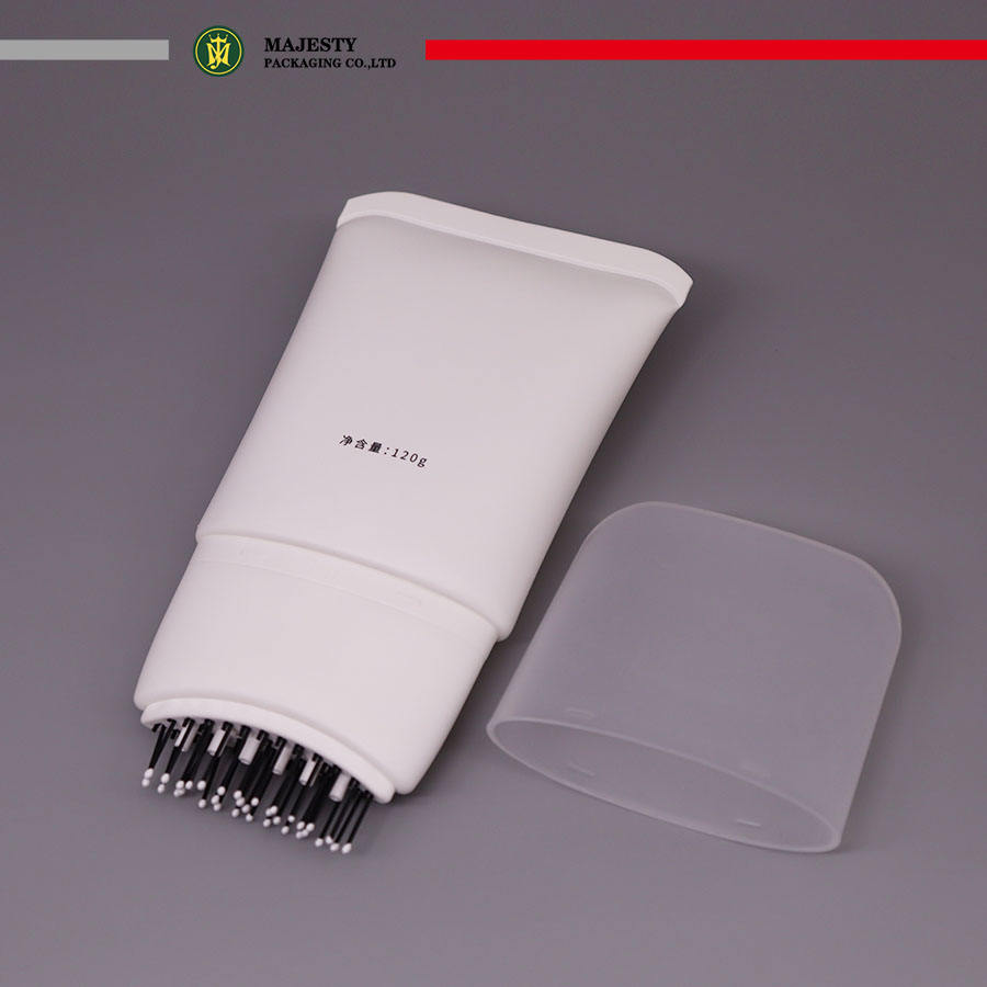 Tubes en plastique personnalisés de 100 à 150 ml, conception extrudée de qualité supérieure pour emballage de soins du cuir chevelu