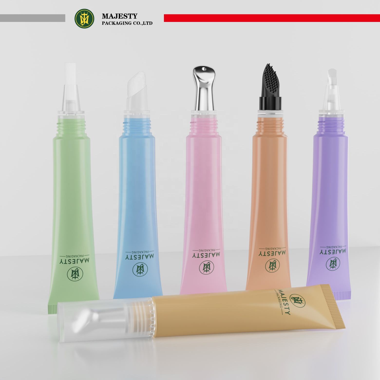 OEM 5ML-20ML tuyau cosmétique applicateur de vernis à ongles tête de brosse emballage de Tube en plastique vide