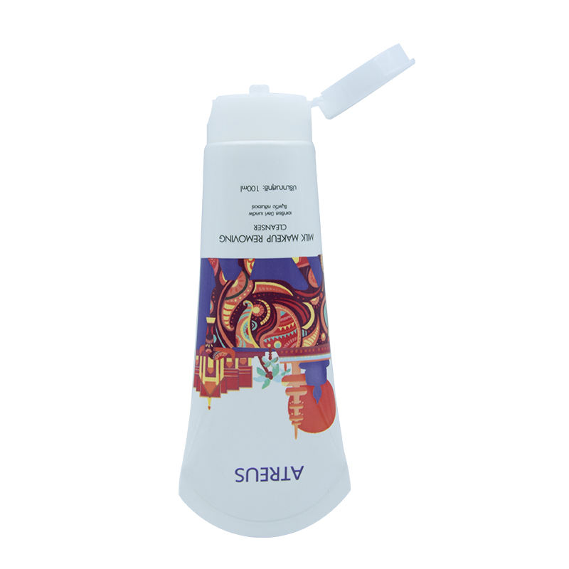 Tube en plastique PE de 80 ml 100 ml pour nettoyant pour le visage, emballage cosmétique de couleurs personnalisées avec couvercle pour crème solaire et shampoing