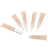 Tubes vides de brillant à lèvres en plastique avec tête de brosse, récipient à presser cosmétique propre, emballage pour le maquillage et le soin des lèvres