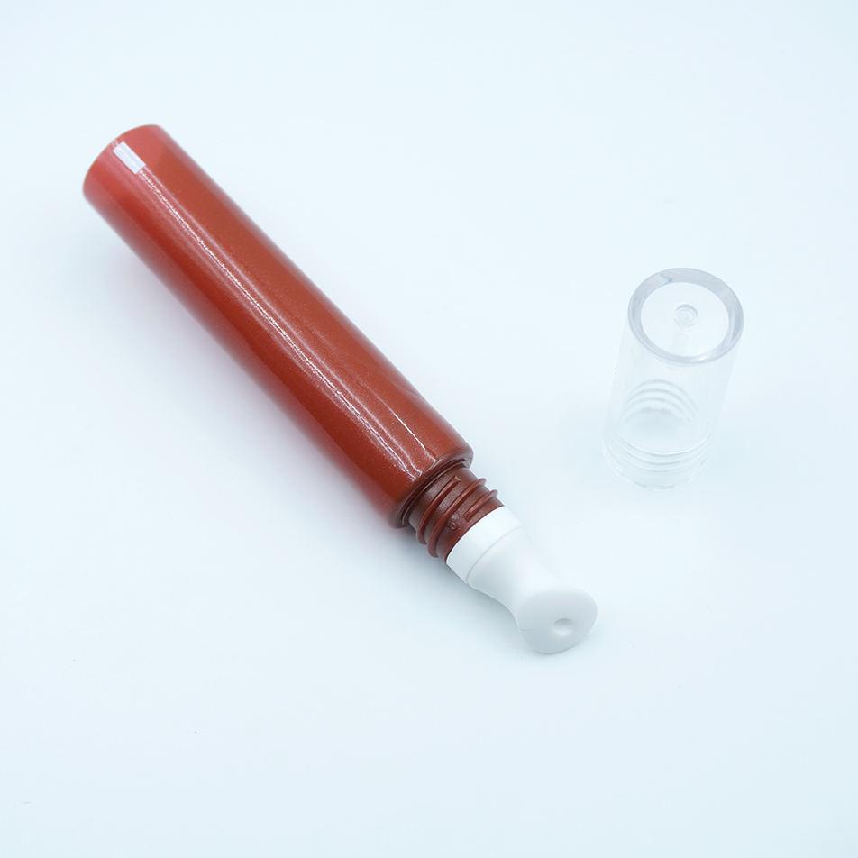 Tube en plastique à pression douce personnalisé, crème de sérum cosmétique pour les yeux, conteneurs d'emballage vides de 5ml 10ml 15ml, bouchon à vis, produit de Massage