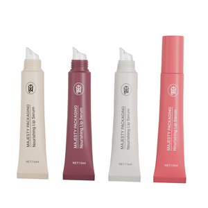 Tube en plastique personnalisé de 10ml 15ml 20ml, emballage à presser en Silicone, brillant à lèvres, baume, crème douce, Tube de gommage pour les lèvres