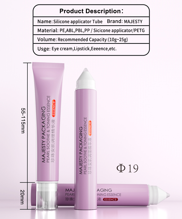 PE PET-tube de tube cosmétique Emballage de 