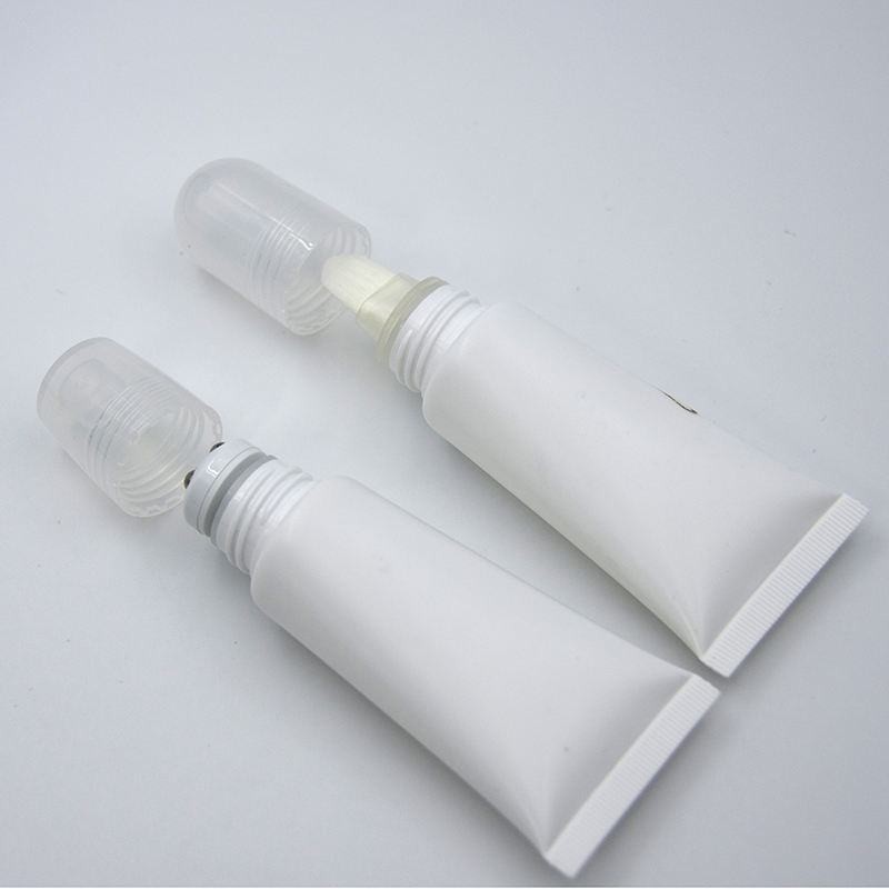 Tube de crème à presser cosmétique multifonction personnalisé, pour le lavage du visage et la crème pour les yeux, brosse en silicone, boule roulante, emballage en plastique