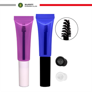 Tube de brosse à Mascara pour les yeux en matériau PE personnalisé de 16 à 19 mm de diamètre, capacité de 10 à 20 ml pour les cosmétiques tels que le rouge à lèvres et la crème