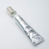 Tube à presser en plastique souple personnalisé de 19mm, matériau ABL, conteneur de crème solaire BB, Tube vide argenté imprimé au Laser, cosmétiques