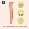 ABL Rose Gold Champaign Gold 15 ml 20 ml 30 ml Tubes en plastique cosmétiques à presser emballage pour crème solaire et crème pour les yeux