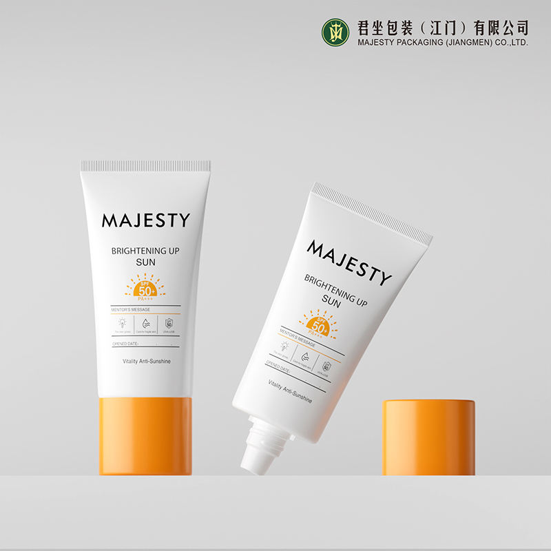 Tube d'emballage à presser en plastique souple, pour fond de teint, crème solaire BB & CC, crème pour les mains, capacité de 30ml, couvercle à vis