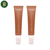 Tubes en plastique PETG transparents personnalisés de 10 à 30ml, avec couvercle anti-goutte à longue bouche, impression Offset pour Essence de crème cosmétique pour les yeux