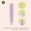 Tube à presser souple Transparent personnalisé à Double chambre, emballage extrudé Double PE, crème de soins pour la peau, protection solaire pour le visage, Lotion pour les yeux