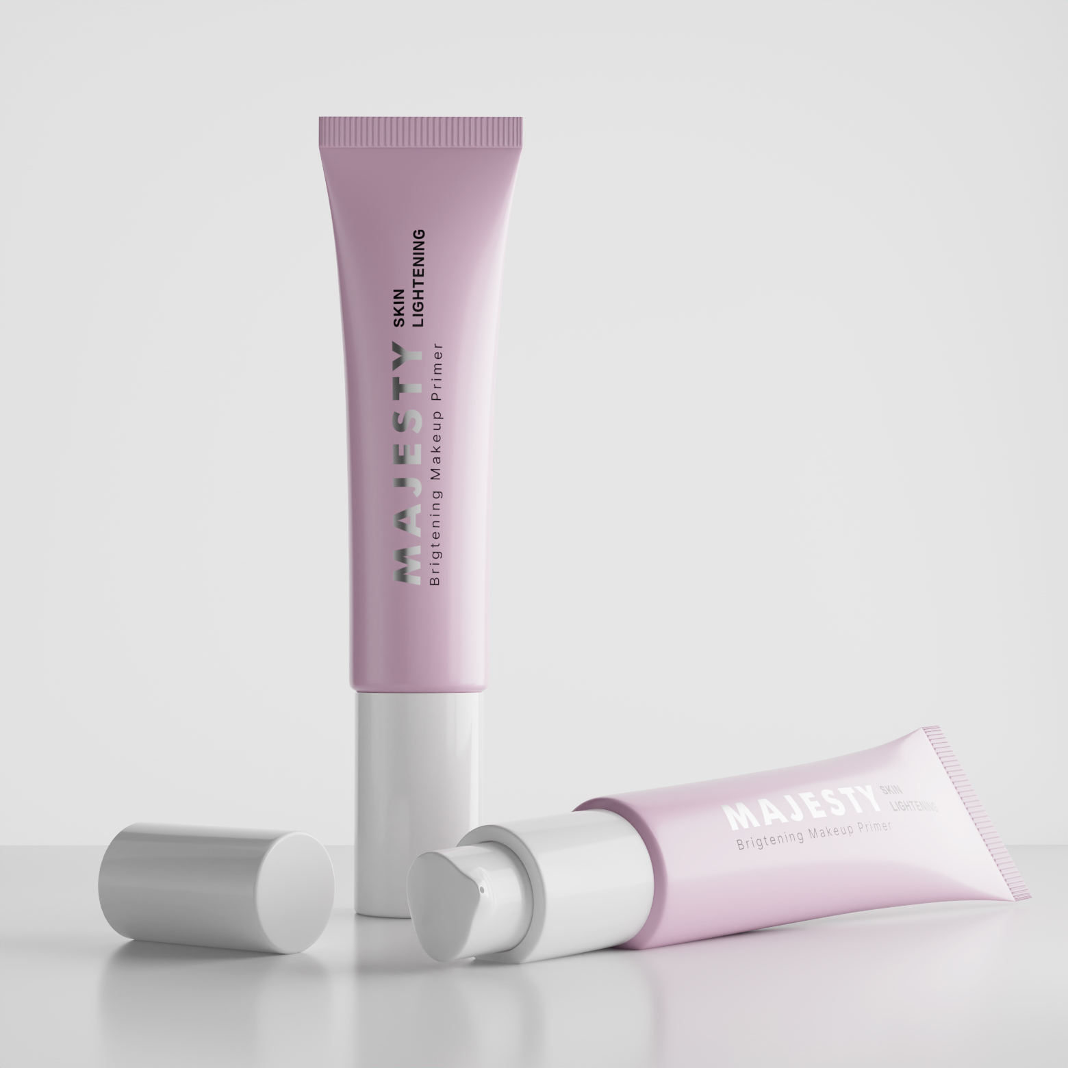 Pompe sans air BB crème, Tube à presser cosmétique personnalisé, bouteilles de pompe sans air souples PE, Tubes de Lotion pour crème pour les yeux, conteneurs de protection solaire