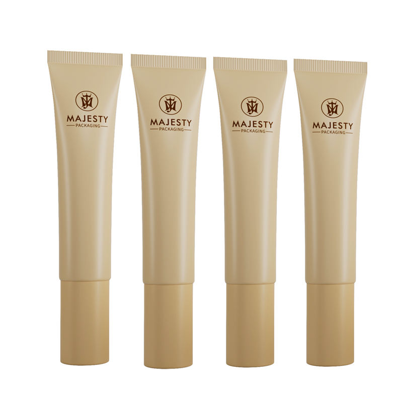 Emballage de tube de crème BB en plastique souple personnalisé de 30 ml avec tête de pompe sans air pour tubes de maquillage de sérum pour les yeux de protection solaire