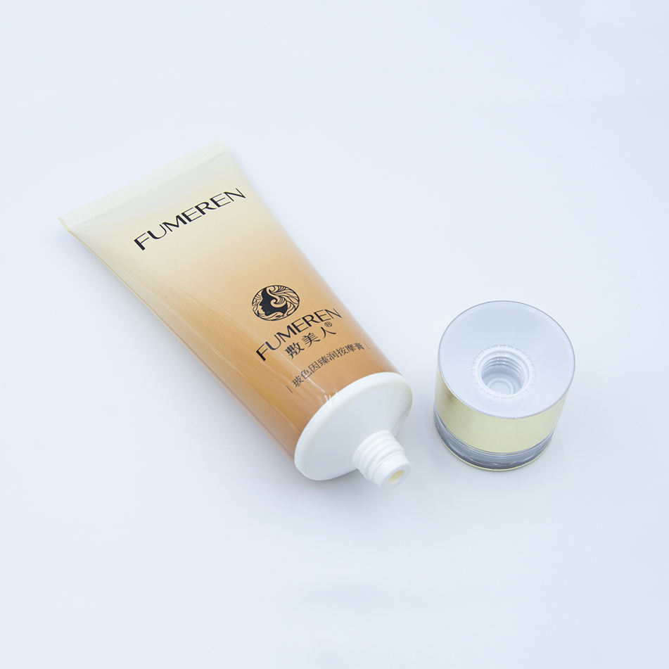 Tube à presser en plastique vide personnalisé, emballage BB crème, soins de la peau, Lotion pour le visage, cosmétiques, Logo imprimé, comprend un shampoing de protection solaire