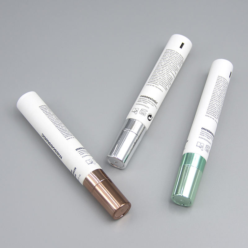 Tube PE en alliage de Zinc, applicateur, Essence, crème, lèvres, yeux, shampooing, masque nettoyant, Tube en plastique, outil de Massage en céramique