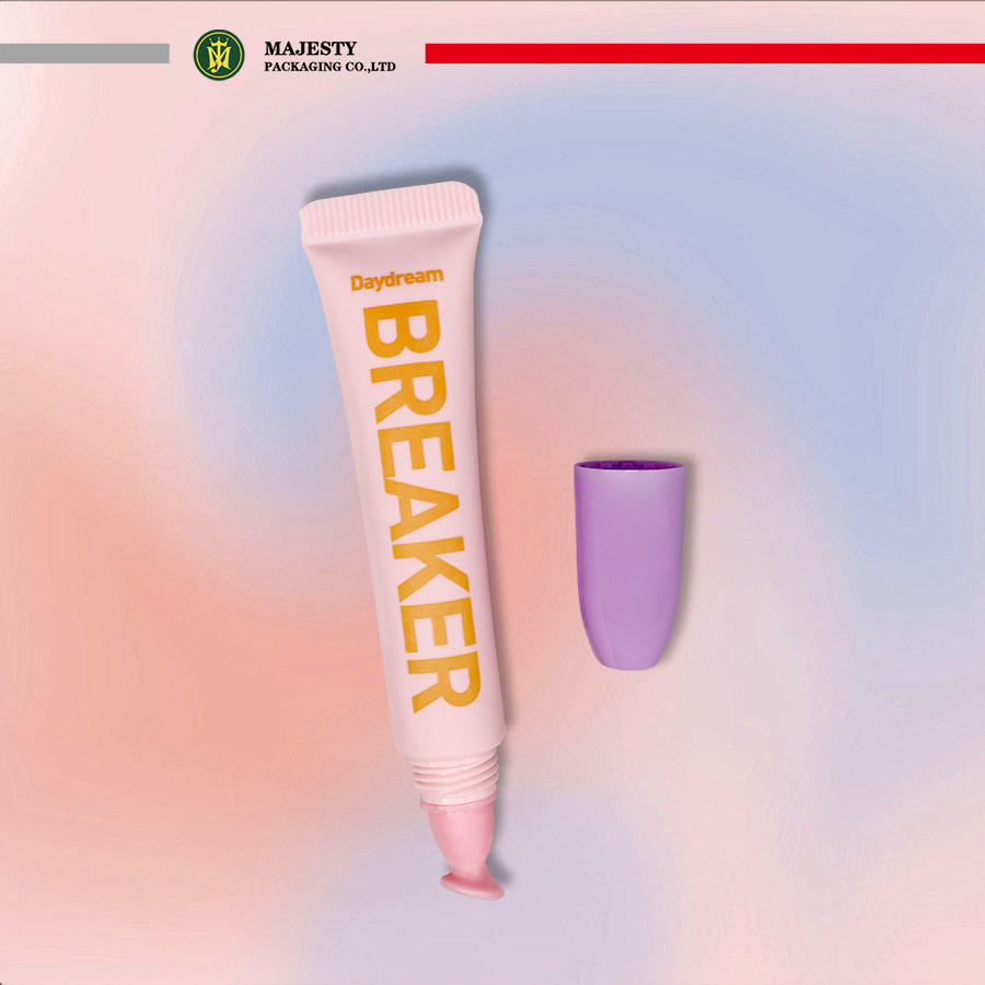 Conteneur vide de Tube de rouge à lèvres et de baume à lèvres, emballage en plastique de Tube de maquillage cosmétique, forme ronde 10ml 20ml 30ml, Tube en plastique personnalisé
