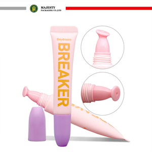Conteneur vide de Tube de rouge à lèvres et de baume à lèvres, emballage en plastique de Tube de maquillage cosmétique, forme ronde 10ml 20ml 30ml, Tube en plastique personnalisé