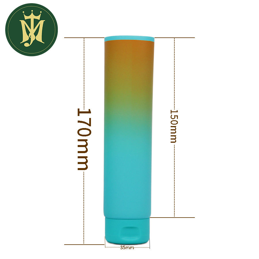 Tubes en plastique vides personnalisés de 80 ml à 120 ml pour emballage cosmétique de crème pour les mains et de nettoyage du visage